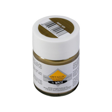 Peinture acrylique pour bougie - couleur or métallique (pot 50 ml)