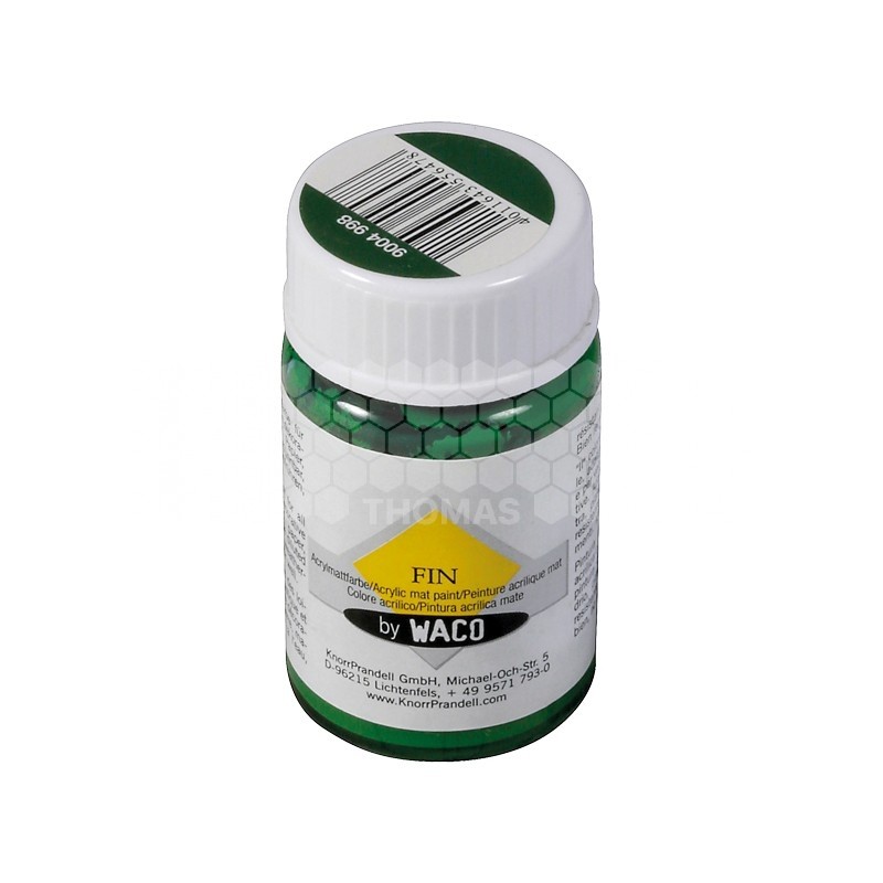 Peinture acrylique pour bougie couleur verte foncée mate (pot 50 ml)