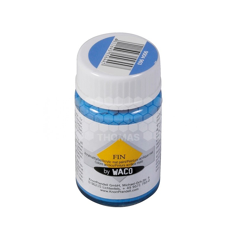 Peinture acrylique pour bougie couleur bleue claire mate (pot 50 ml)