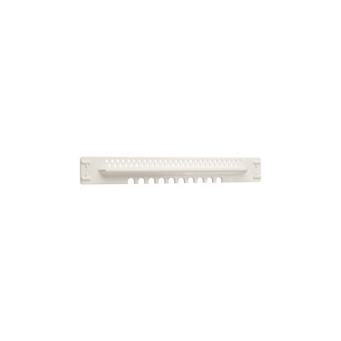 Porte d'entrée blanche PVC ruchette Dadant 6 cadres - Passage 8,5 mm