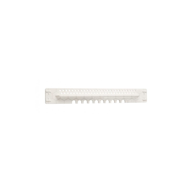 Porte d'entrée blanche PVC ruchette Dadant 6 cadres - Passage 8,5 mm