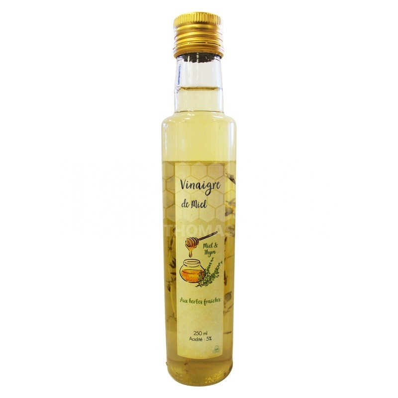 Vinaigre de miel et thym (bouteille 250 ml)