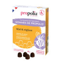 Gommes de Propolis au miel et au réglisse (sachet 45 g)