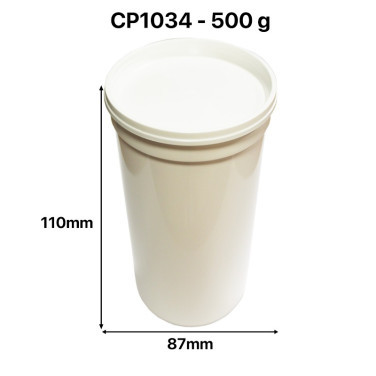 Pot miel en plastique opaque 500 g PEP Nicot