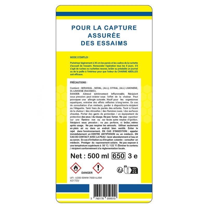CHARME DES ABEILLES 500 ml (AEROSOL)