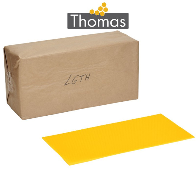 CIRE GAUFREE LANGSTROTH CONDITIONNEE - CARTON DE 4.5 KG