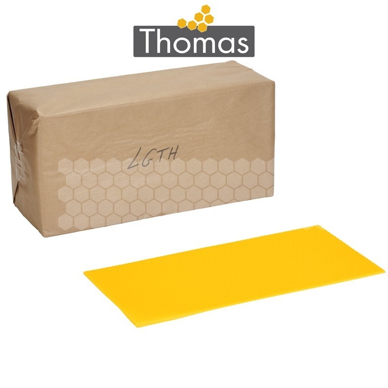 CIRE GAUFREE LANGSTROTH CONDITIONNEE - CARTON DE 4.5 KG