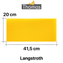 CIRE GAUFREE LANGSTROTH CONDITIONNEE - CARTON DE 4.5 KG