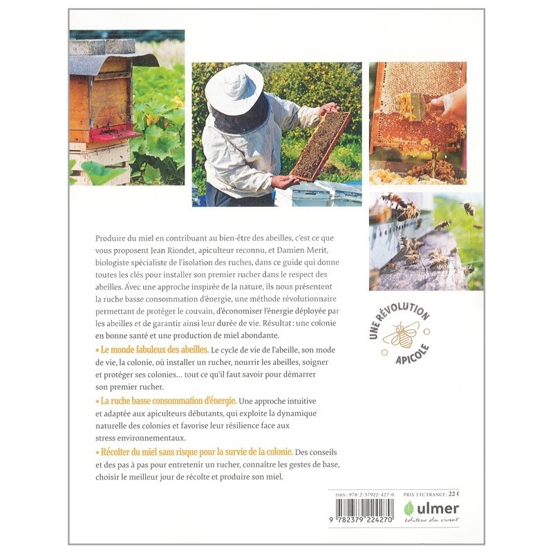 Livre - Installer premier rucher - Jean RIONDET & Damien MERIT