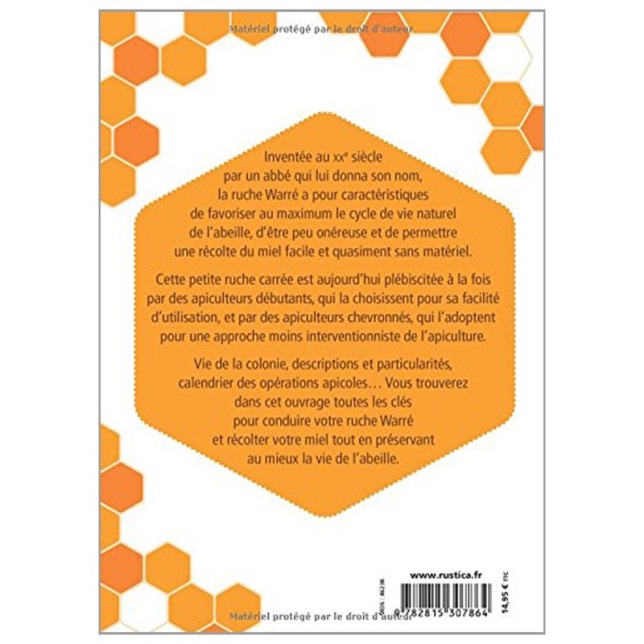 LIVRE - ELEVER DES ABEILLES EN RUCHE WARRE