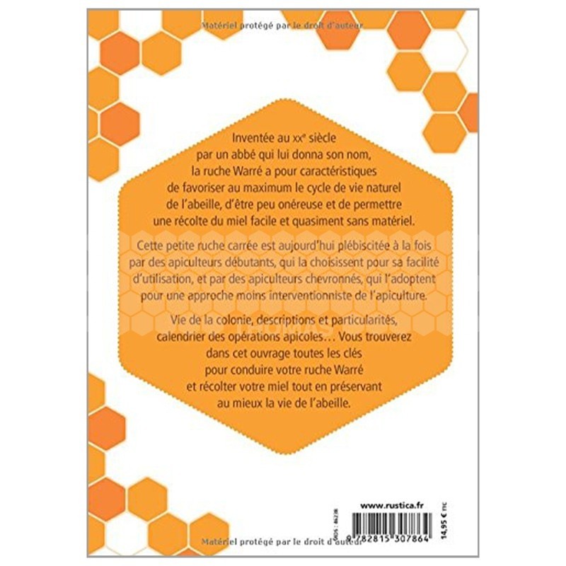 LIVRE - ELEVER DES ABEILLES EN RUCHE WARRE