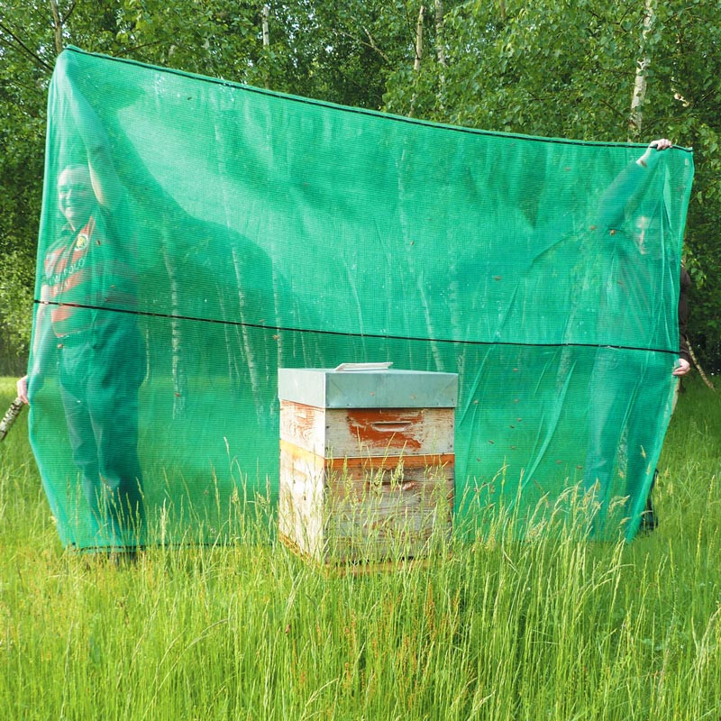 Filet de protection vert pour ruche 150 g/m2 (2 m x 1 m)