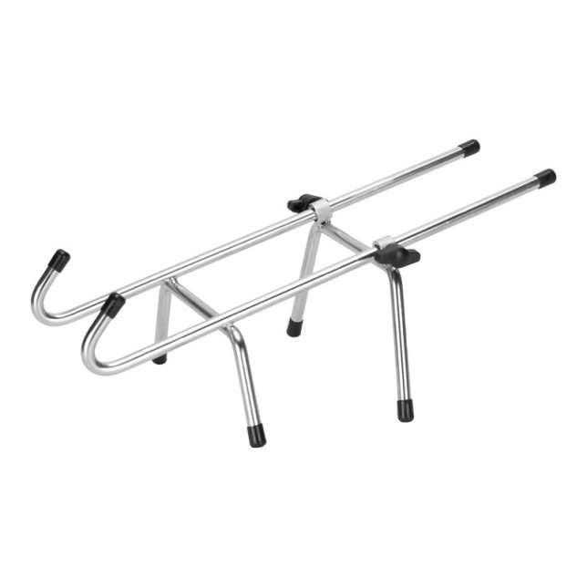 Support égouttoir en inox ajustable pour seau à miel