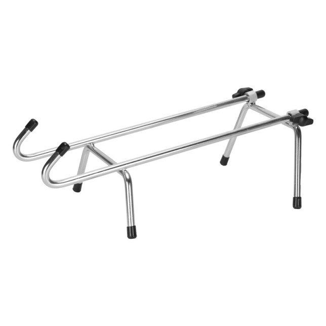 Support égouttoir en inox ajustable pour seau à miel