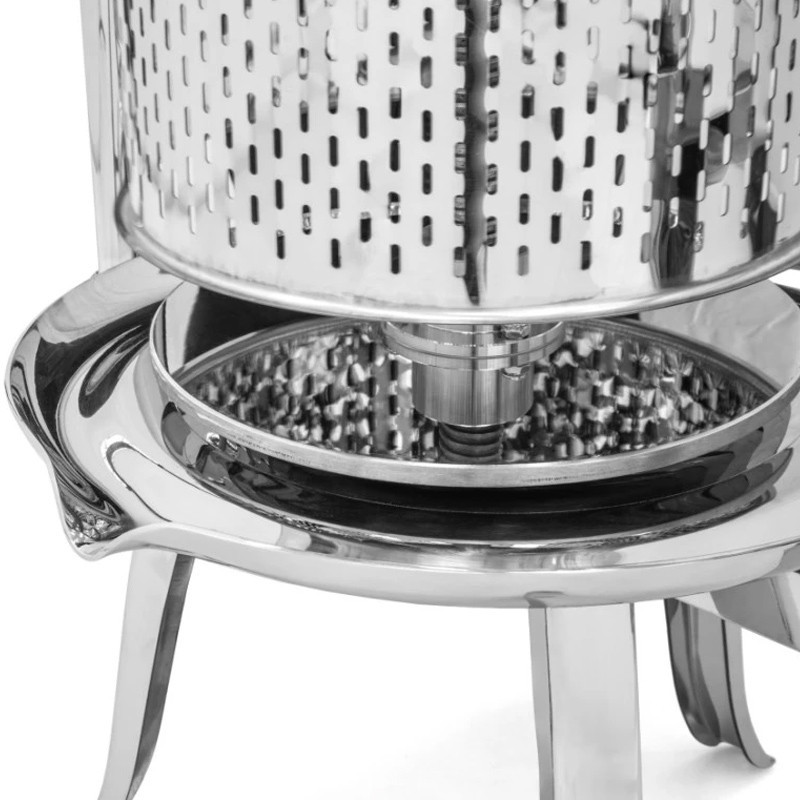 Pressoir à opercules 14 L tout inox cage et cliquet haute resistance