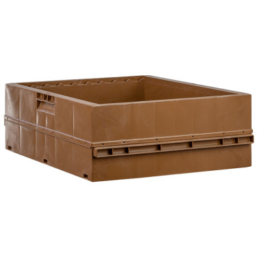 Hausse de ruche Dadant 10 cadres plastique Nicotplast® pour 8 cadres