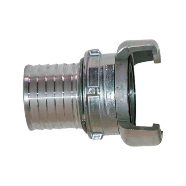 Demi raccord pompier cannelé à verrou Ø 33 x 42 mm