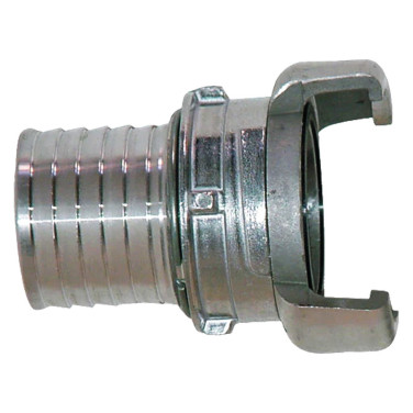 Demi raccord pompier cannelé à verrou Ø 50 x 60 mm