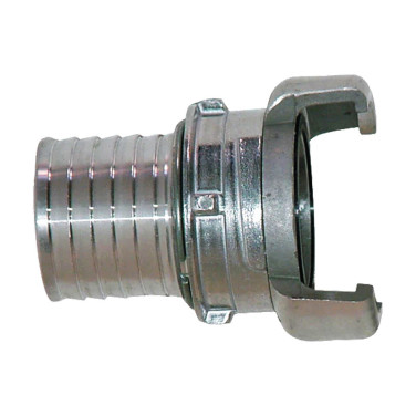 Demi raccord pompier cannelé à verrou Ø 40 x 49 mm