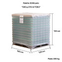 Pots verre Normal 500 g 378 ml TO 63 - palette 2048 pots seuls