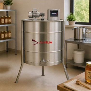 Extracteur à miel automatique Alvelia tangentiel réversible 6 paniers