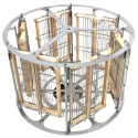Extracteur à miel automatique Alvelia tangentiel réversible 6 paniers