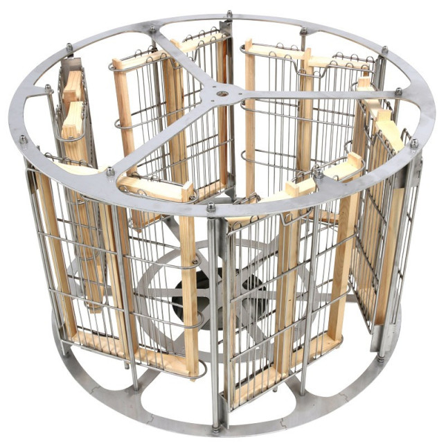 Extracteur à miel automatique Alvelia tangentiel réversible 6 paniers