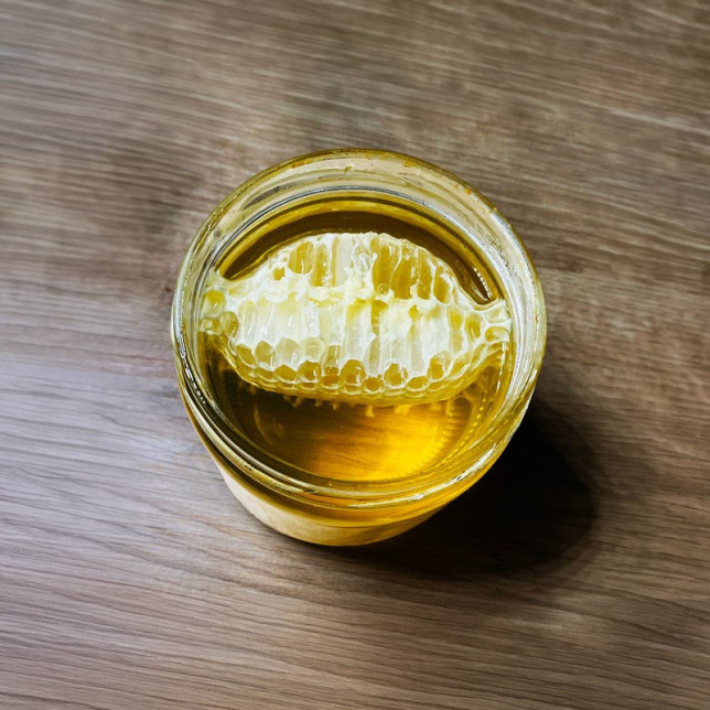 Plateau de récolte miel en rayon pour 12 pots en verre Ø 9 cm
