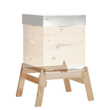 Support de ruche en bois épicéa Pribois hauteur 30 cm
