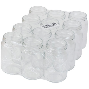Pots verre Normal 500 g 370 ml TO 63 - pack 12 pots seuls