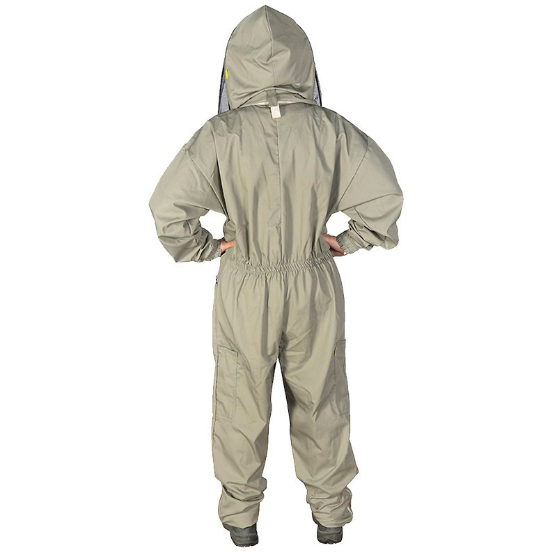 Combinaison d'apiculteur premium avec cagoule Sherriff (couleur Kaki)