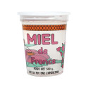 Pots plastiques transparents SIM "Miel de France" 500 g (240 pots)