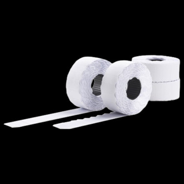 Étiquettes vierges pour pince à étiqueter 26 x 12 mm rouleau de 1500
