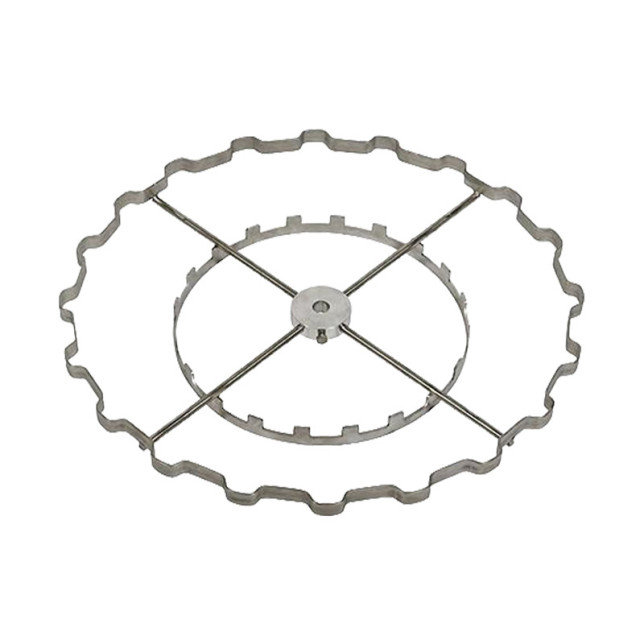 Cage radiaire 12 cadres de hausse - cuve Ø 65 cm pour axe Ø 2 cm