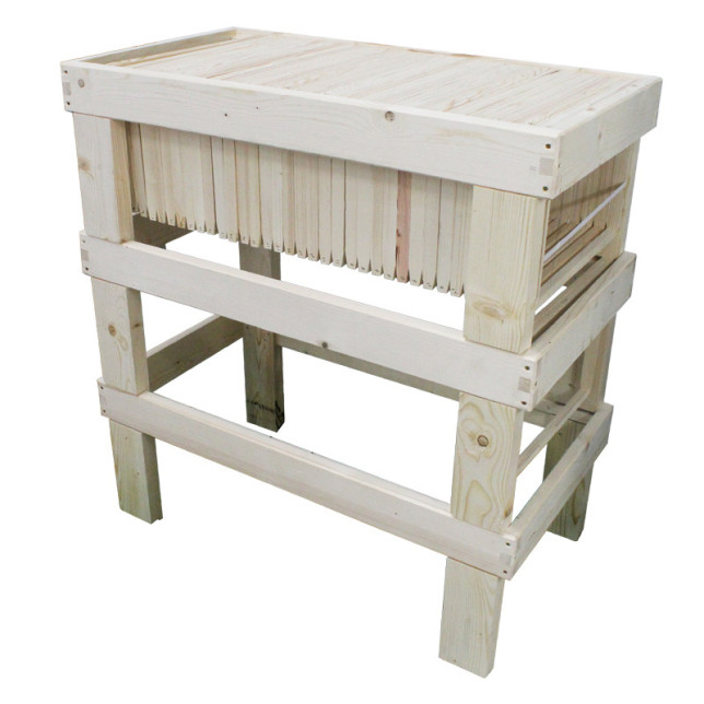 Range-cadres bois en kit - 35 cadres Dadant / Langstroth empilables
