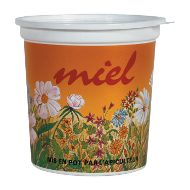 Pot plastique couleur opaque "Champêtre" 1 kg (avec capsule)