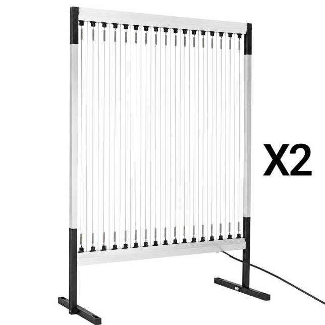 Kit 2 harpes électriques photovoltaïques 20 W montées