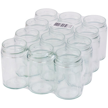 Pots verre Jupe Haute 435 g 327 ml DWO 66 - pack 12 pots seuls