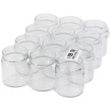 Pots verre Jupe Haute 250 g 225 ml DWO 66 - pack 12 pots seuls