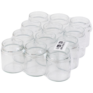 Pots verre Jupe Haute 400 g 314 ml DWO 70 - pack 12 pots seuls