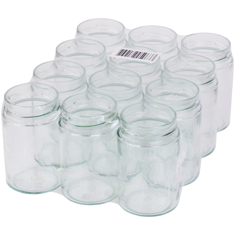 Pots verre Jupe Haute 500 g 370 ml DWO 70 - pack 12 pots seuls