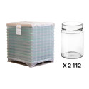 Pots verre Jupe Haute 435 g 327 ml DWO 66 - palette 2112 pots seuls