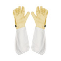 Gants d'apiculteur cuir fleur hydrofuge Premium