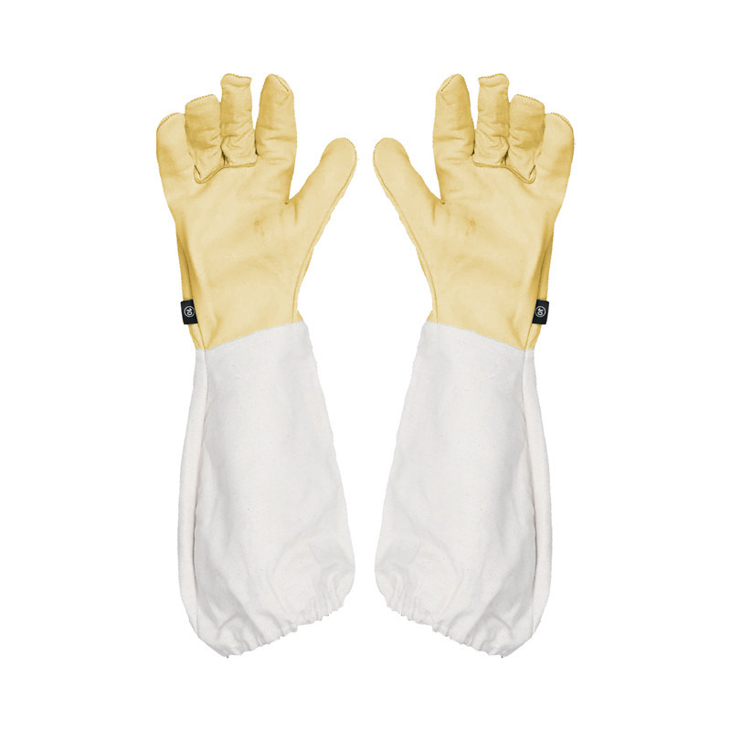 Gants d'apiculteur cuir fleur hydrofuge Premium